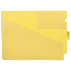 Tabbies 74504 Yellow Center Tab Vinyl Out Guides