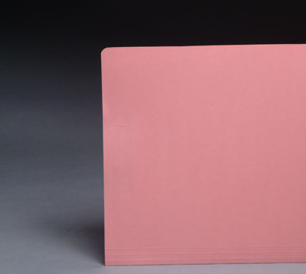 File Folders Pink 1/3 Cut Top Tab