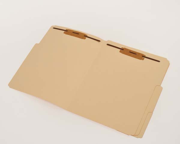 Letter Size 11 pt Letter Size 11 pt and 14 pt Manila 2 Ply End Tab Folder with Confidential Printed On Outside Front & Outside Back & Two 2 Bonded Fastener in Positions 1 & 3 ACS 