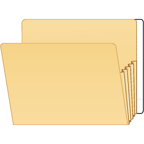 Tabbies 55993 Bulk 1000 Extenda Folder Strips 9.5 X 3.75