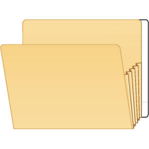 Tabbies 55993 Extenda Folder Strips 9.5 X 3.75
