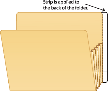 Extenda Folder Strips 9.5 X 3.75