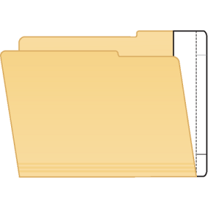 Tabbies 55994 Extenda Folder Strips 9.5 X 2