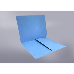 Blue Color File Folders, Full Cut End Tab, Letter Size, 1/2 Pocket Inside Front (Box of 50)