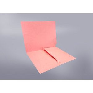 Pink Color File Folders, Full Cut End Tab, Heavy Duty Letter Size, 1/2 Pocket Inside Front (Box of 50)