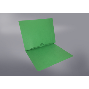 Green Color File Folders, Full Cut End Tab, Letter Size, Full Back Pocket (Box of 50)