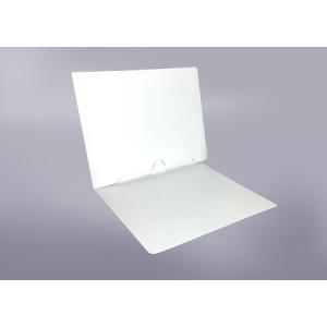 White Color File Folders, Full Cut End Tab, Letter Size, Full Back Pocket (Box of 50)