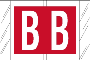 Tabbies 82000 Col R Tab Alpha Labels B