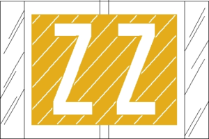 Tabbies 82000 Col R Tab Alpha Labels Z
