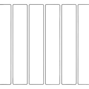 6-Up Full Top or End Tab File Folder Labels