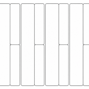 4-Up Top and End Tab Strip Labels